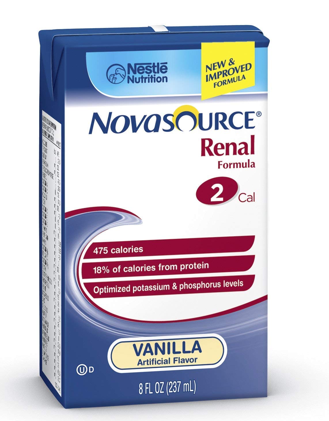 Amazon.com : Novasource Renal-Flavor Vanilla Calories 475 / 237 ml